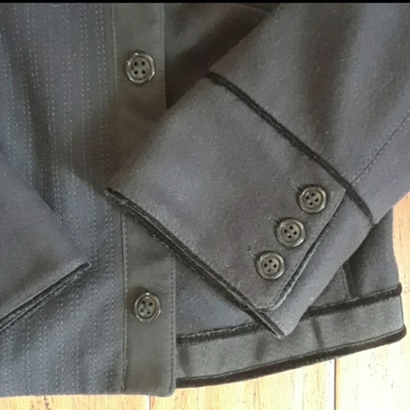 Zara EUC WOOL velvet 3/4 sleeve jacket - Picture 7 of 7